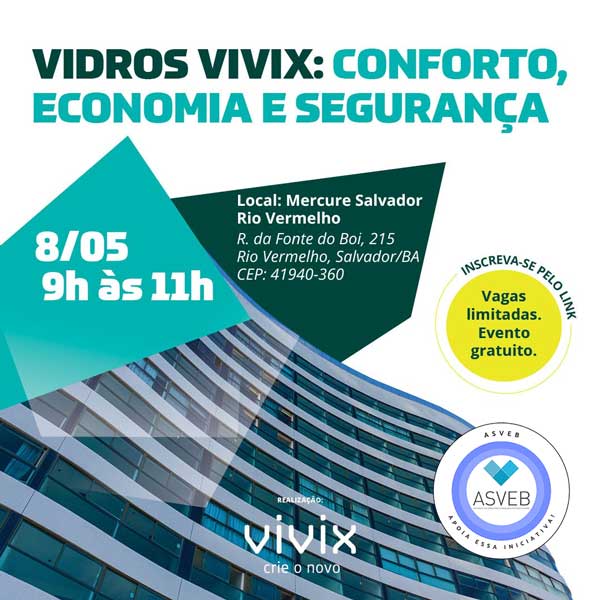 Treinamento Exclusivo para Especificadores: Vidros Vivix!
