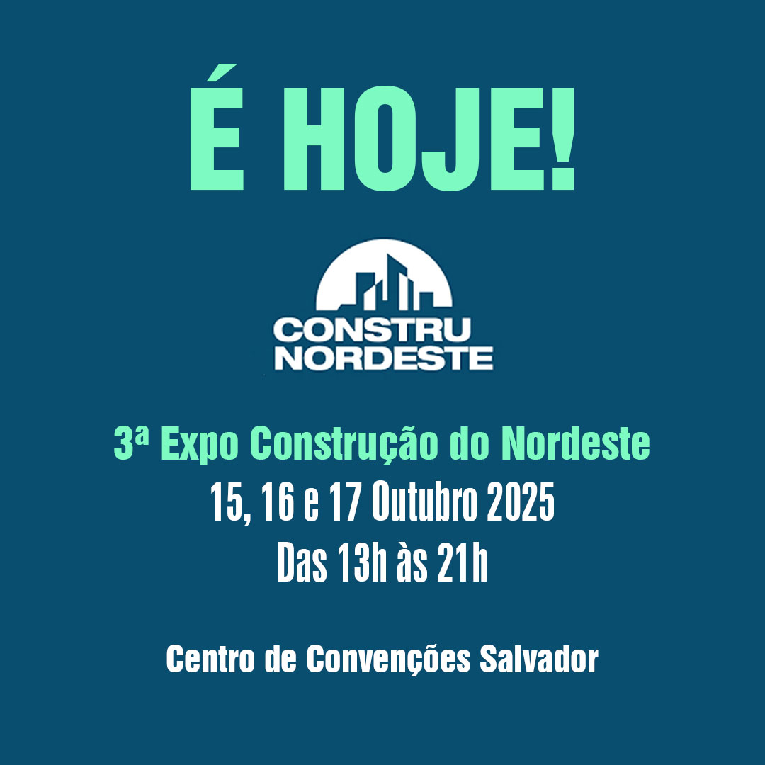3ª Expo Construção do Nordeste 2025 | ConstruNordeste Salvador