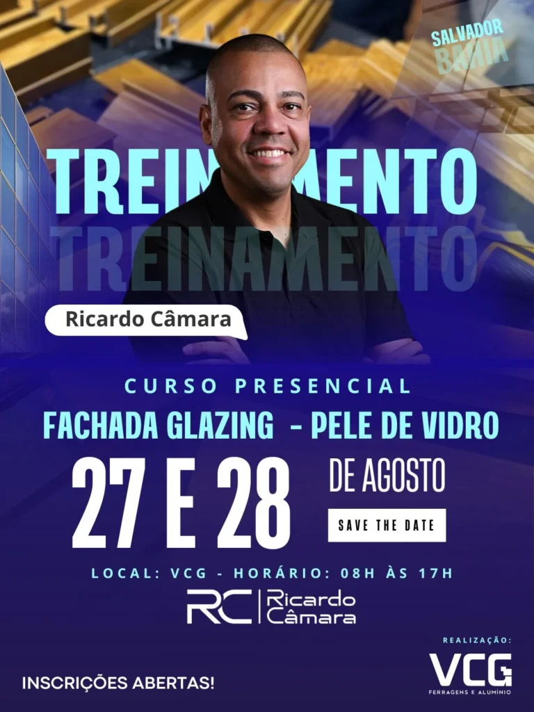Curso de Fachada Glazing (Pele de Vidro): Aprenda a Fabricar Fachadas de Alto Padrão e Destaque-se no Mercado