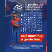 Estoque de perfis de alumínio em Salvador para montagem de portas, janelas e esquadrias de alto padrão, atendendo serralheiros e vidraceiros.