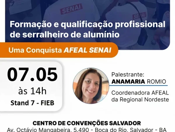 Formação de Serralheiro de Alumínio no INDEX 2026 em Salvador