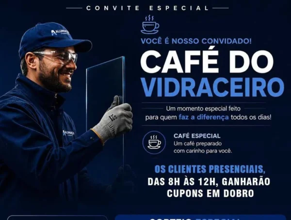 Café do Vidraceiro da Alumiaço Salvador terá sorteio!