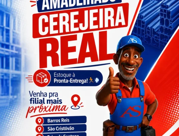 Perfil de Alumínio Amadeirado Cerejeira Real na Bahia